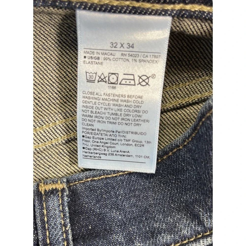 Banana Republic Authentic Slim Jeans Dark Wash Men's Size 32x34
